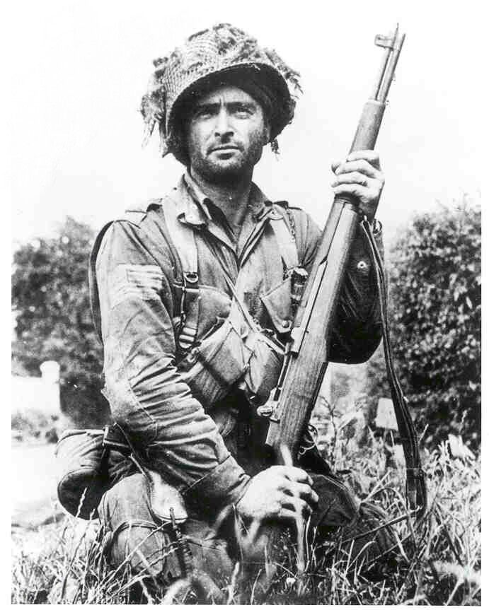 Soldier with an M1 Garand